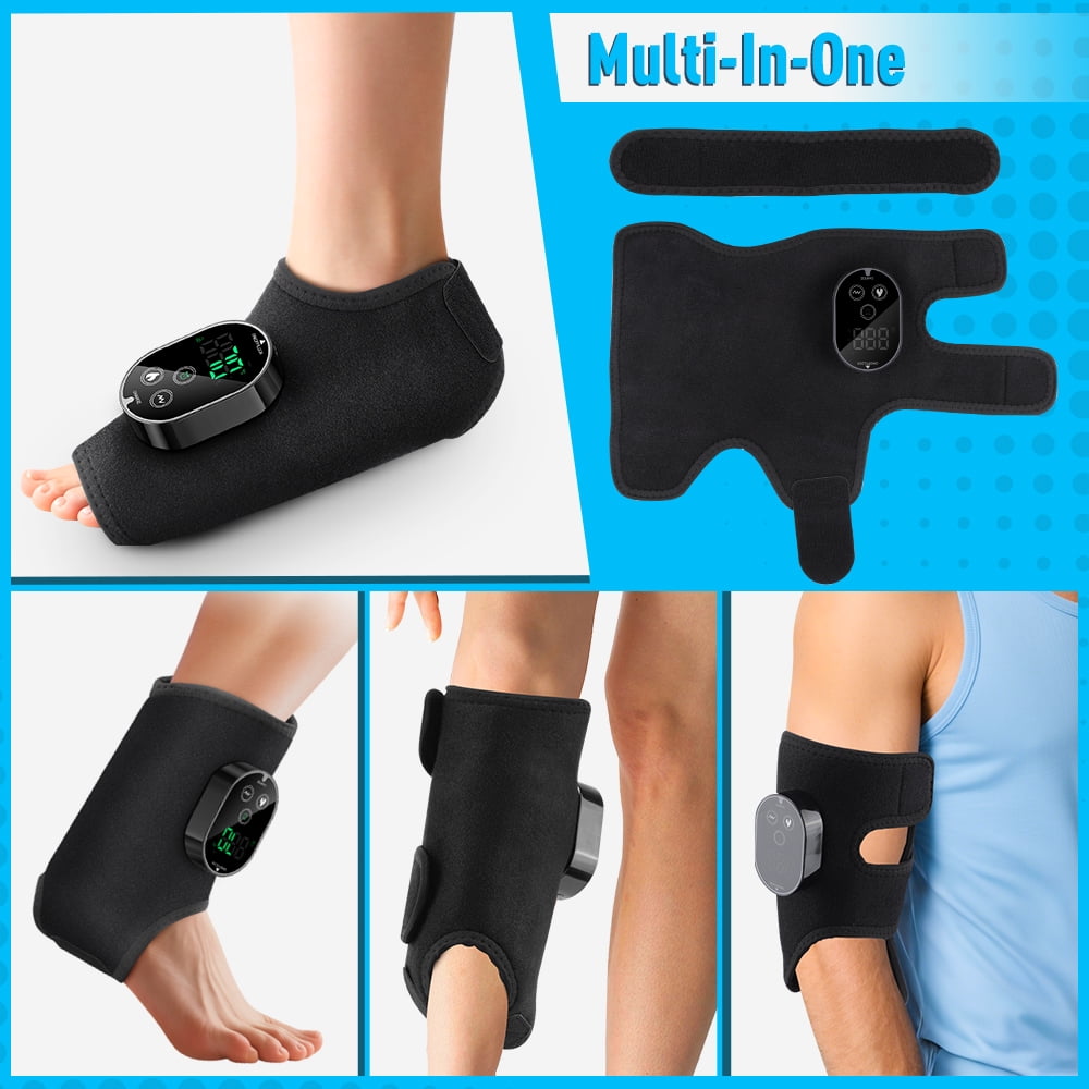 Massager, Heating Pad Wrap with Massage for Feet, 3000mAh Rechargeable Hot & Vibration Massager for Feet, s, and Arms... - Image 3
