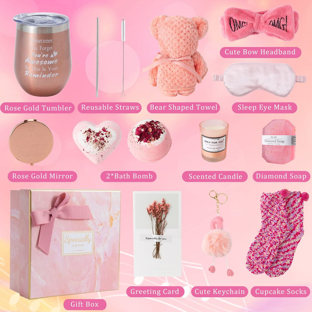 for Women - Birthday for Women,Women Set Contains 13 Items Unique Female Gift Ideas,Relaxing Care Package Self Care G... - Image 4