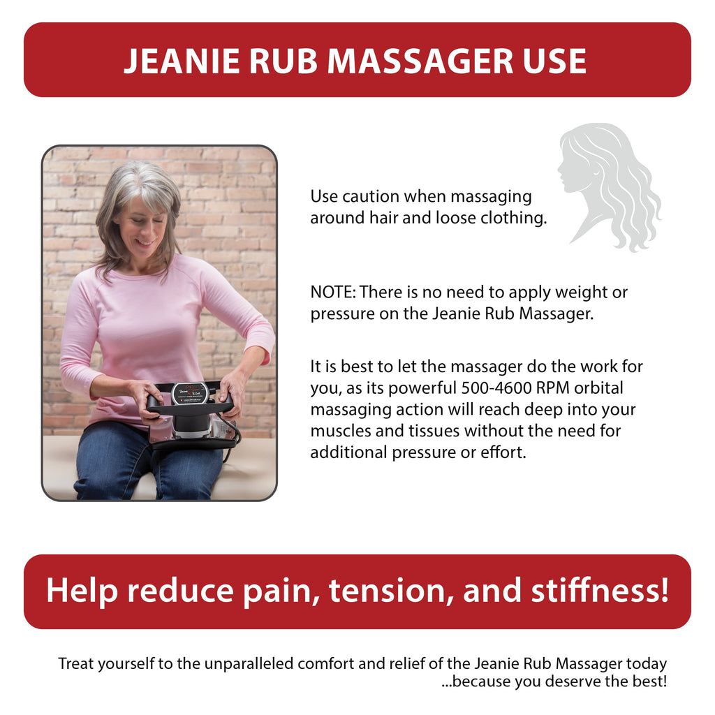 Rub Variable Speed Massager, Deep Tissue Back & Shoulder Massager for Pain Relief, Body Massager for Back, Neck, Lowe... - Image 6