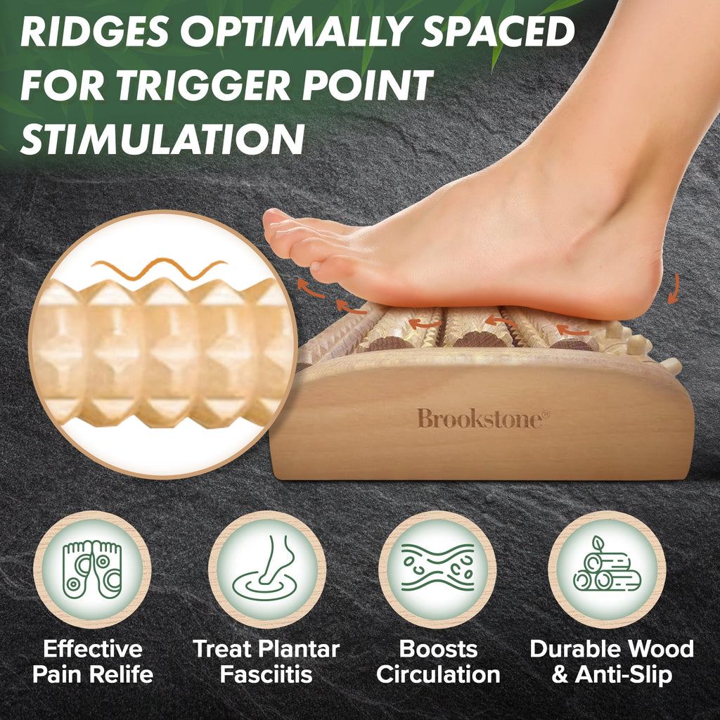 Massager for Plantar Fasciitis Relief Wooden Massage - Image 2