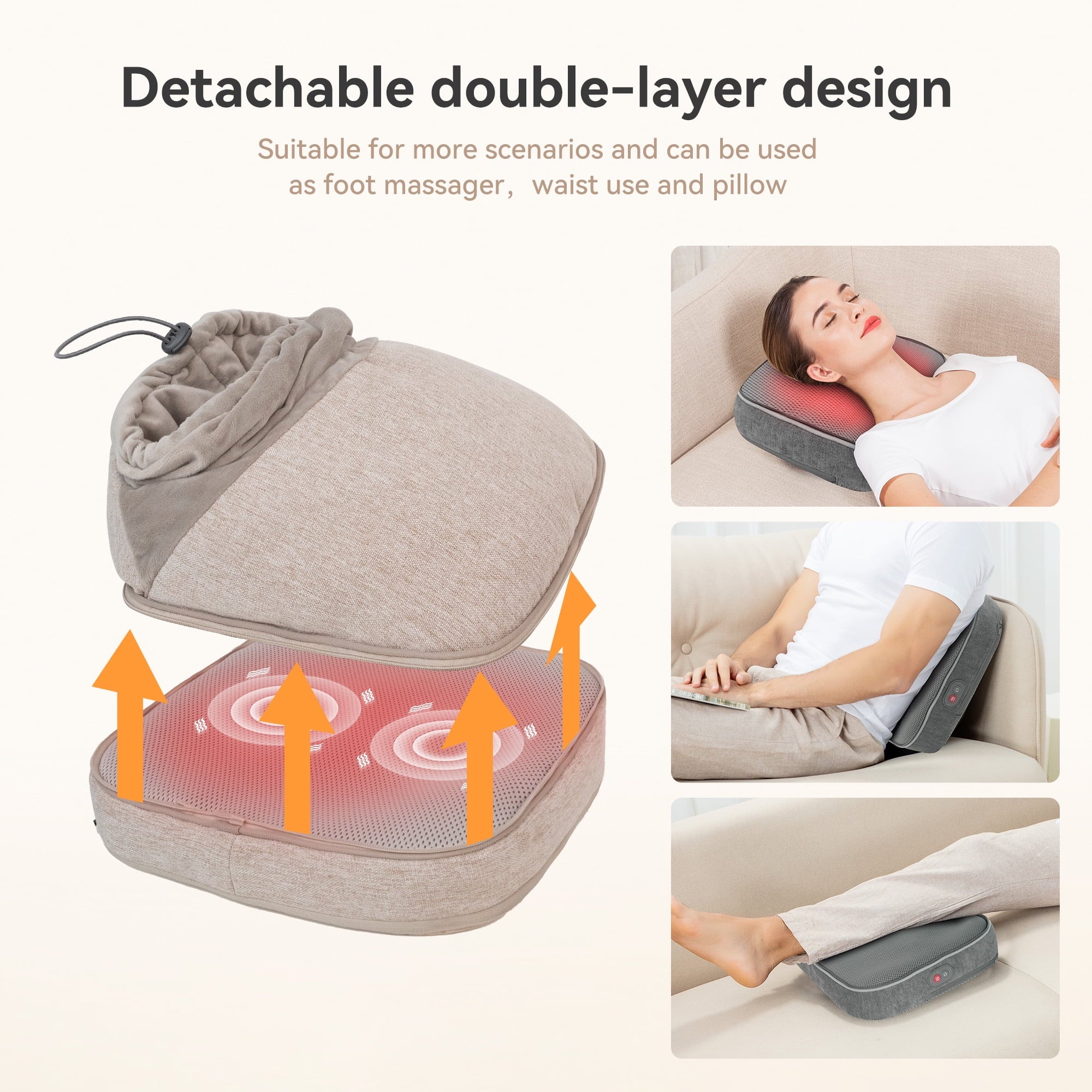 with Heat, Warmer with 3 Vibration & 2 Heating, Gifts - Image 6