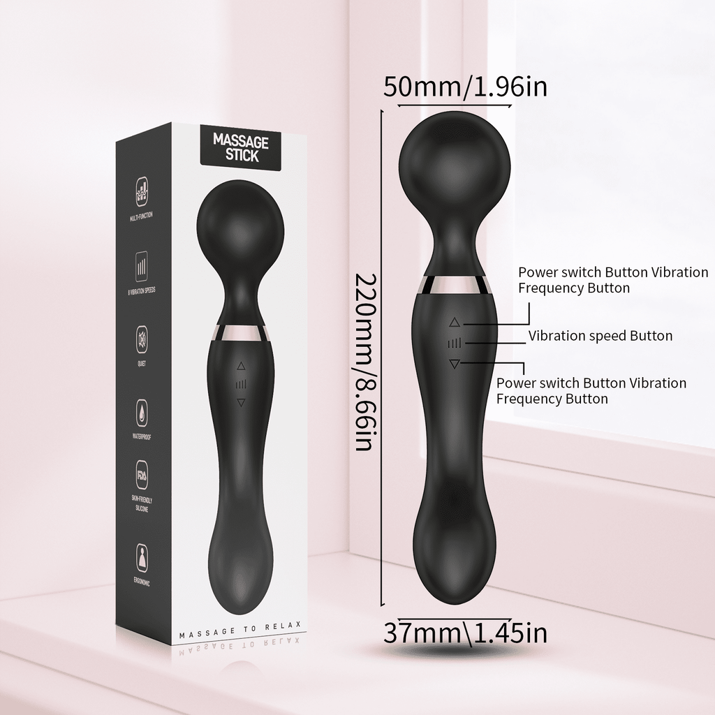 Electric Persal Massager Wand Rechargeable&Waterproof Deep Tissue Neck Back Massager for Shoulder, Leg, Calf, Foot, M... - Image 6