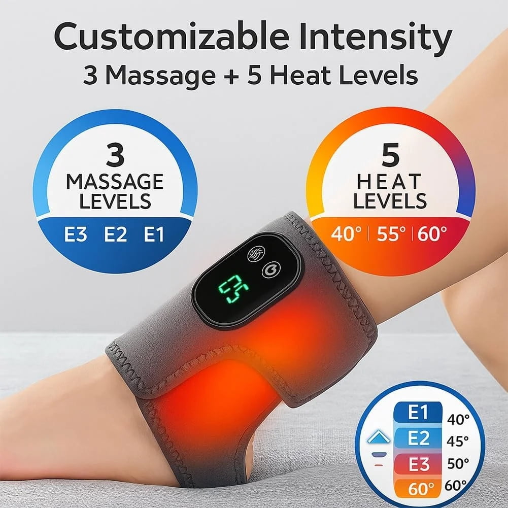 for Neuropathy,3-Speed Vibration & 5-Temperature Settings,Triple Therapy Portable & Ankle to Improve Circulation,Trav... - Image 4