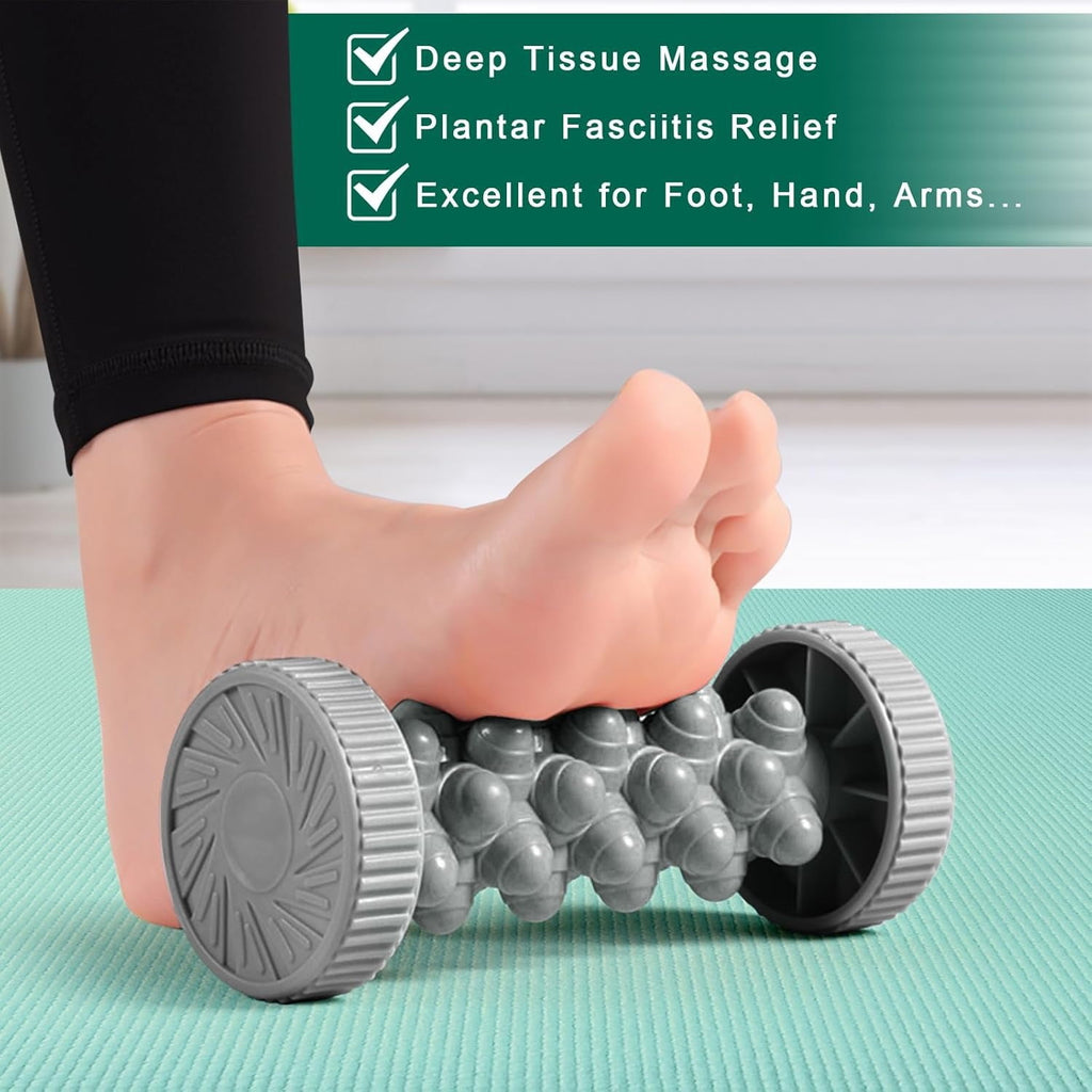 Roller for Plantar Fasciitis Relief & Pain, Manual Deep Tissue Massage Roller for Arch, Heel, Calf Muscle Recovery, A... - Image 2