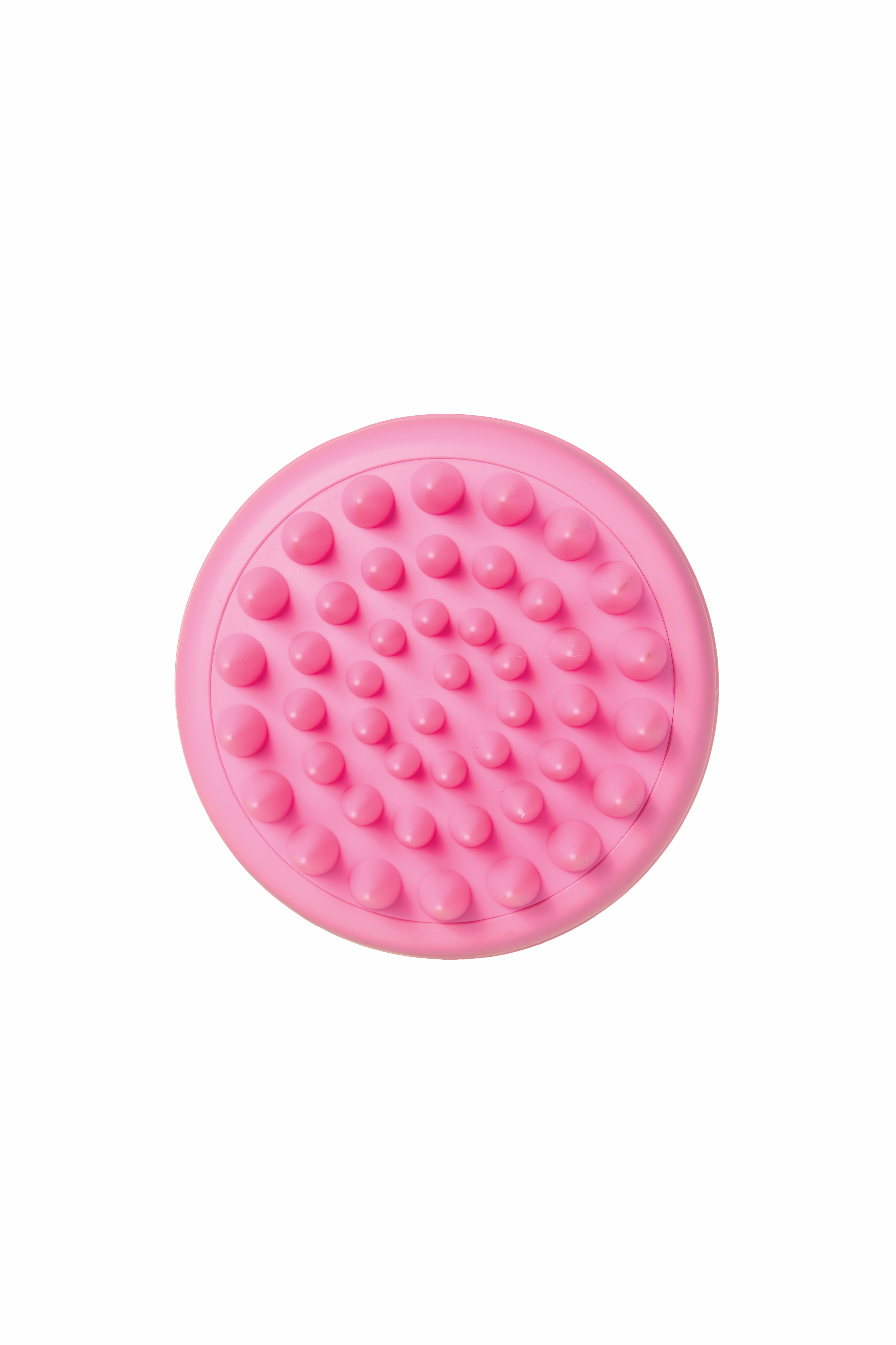 Silicone Scalp Massager for Relaxation and Deep Cleansing - Pink - Image 4