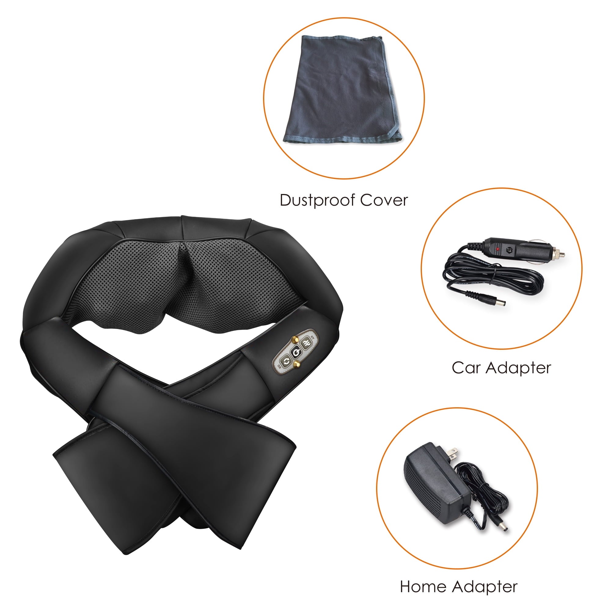 Neck Massager with Heat, 4D Deep Kneading Back Massager Gifts for Men Women - Image 5
