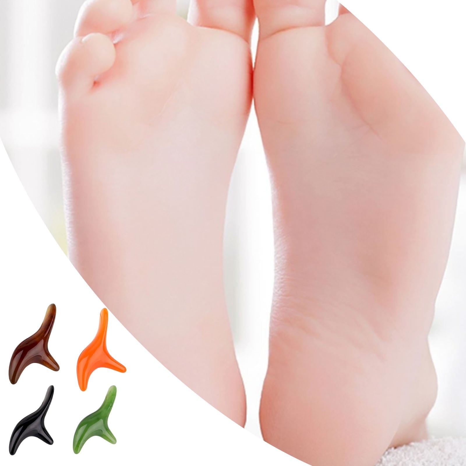 Portable,Trigger Point Massage Relieve Shoulder Pain Full Body Foot Stick Hook Back Spa Face Gua Sha Therapy,A - Image 3