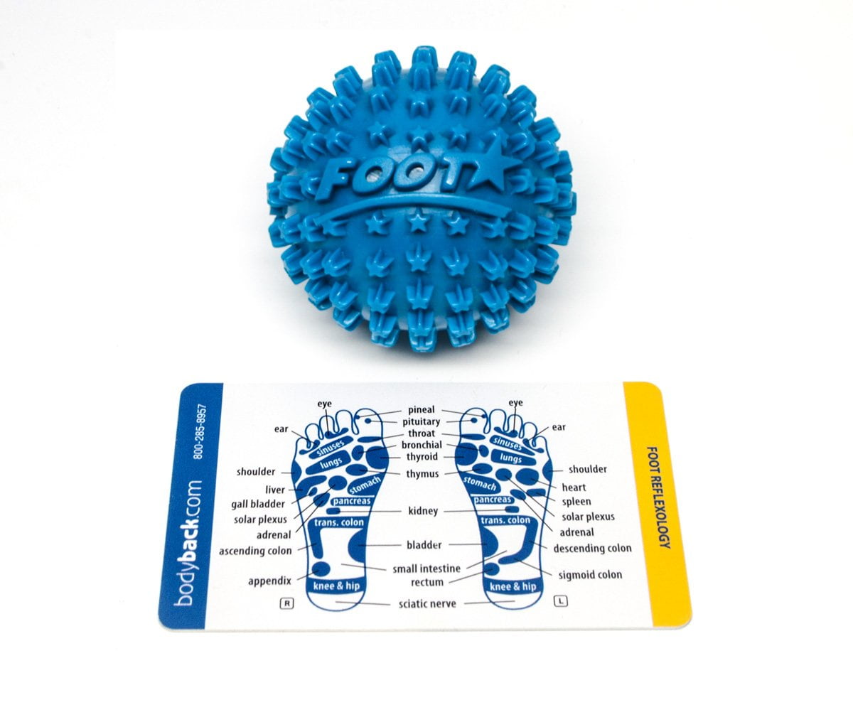 Star Massager Ball and Plantar Fasciitis Roller - Soothe Stress, Discomfort, Aches, & Tightness (Pack of 2, Blue, 2-I... - Image 3