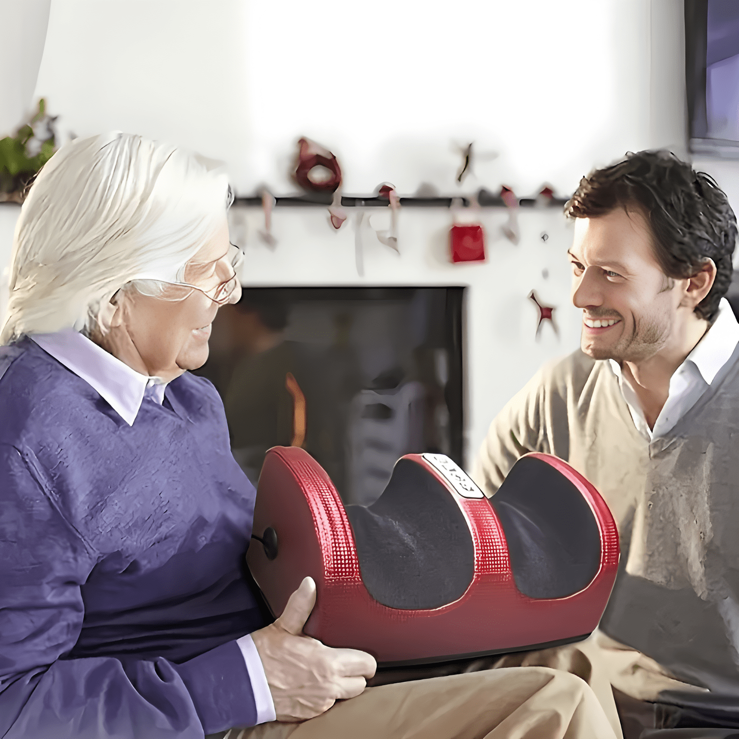 Massager with Heat for Relaxation, Black - Image 5