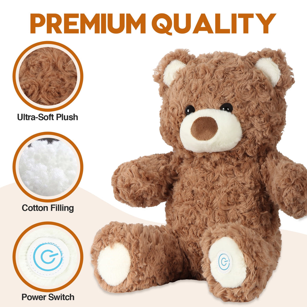 Teddy Bear Huggable Massager with Vibration, Vibrating Massager for Neck Back, Relaxing, Animal Electric Massager, fo... - Image 3