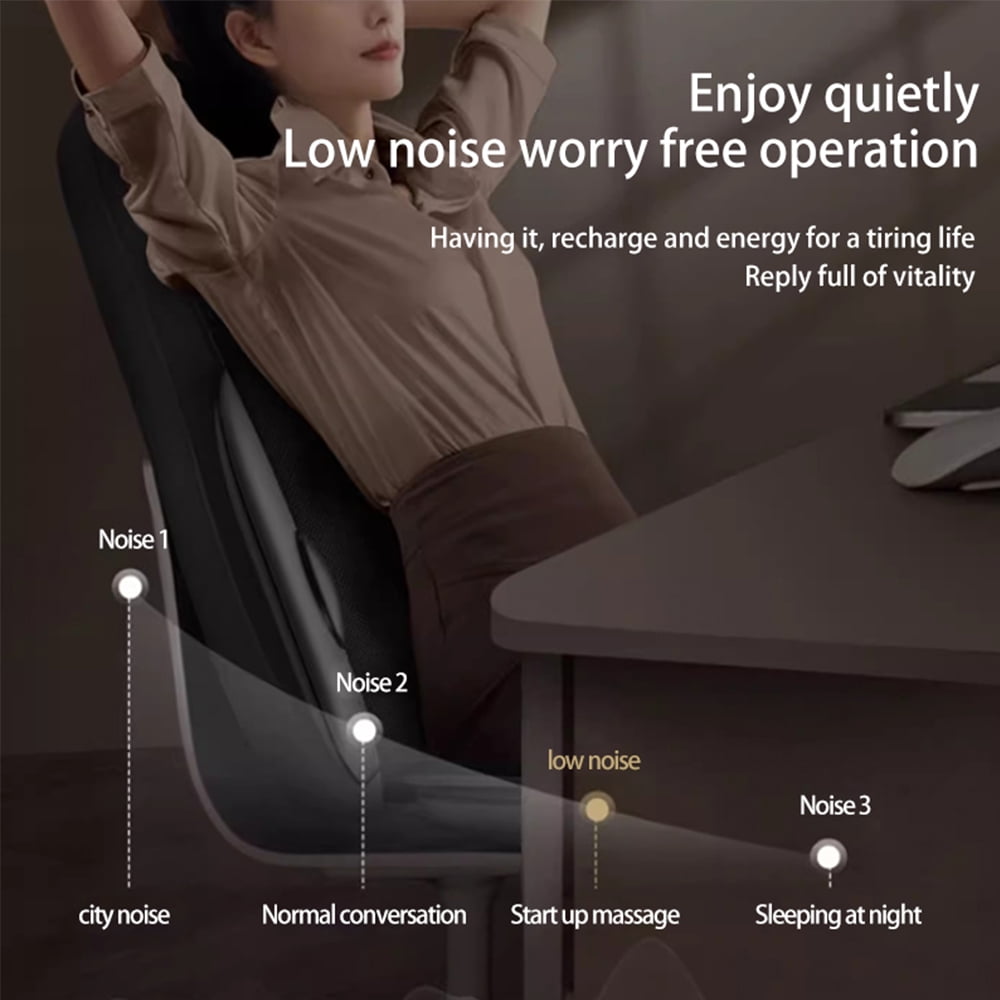 & Back Massager with Heat, 3D Kneading Full Body Massage Mat, Foldable Massager for Home Office Gym - Image 6