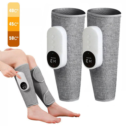 1 Massager for Circulation and Pain Relief, Calf Air Compression Massager with Heat, Massager with 3 Intensities, 3 M...