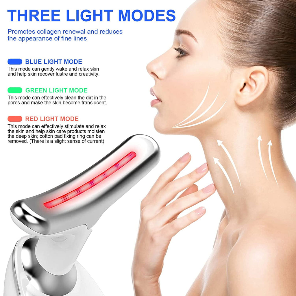 for Neck Face, Facial and Neck Massage Kit, Double Chin Reducer Vibration Massager for Skin Care,Improve, Firm, and S... - Image 3