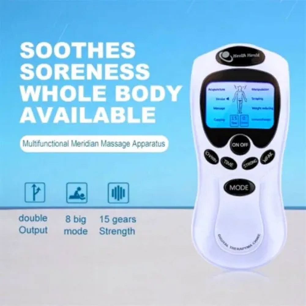 Electronic Pulse Massager for Electrotherapy Pain Therapy Muscle Stimulator Massager, 8 Modes and 4 Pads, Electric Ma... - Image 6