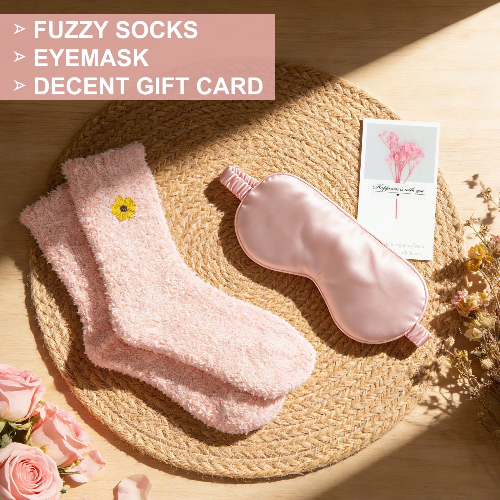 for Women, Unique Luxury Self Care Box Gift,Get Well Soon Basket for Women, Flower Relaxing Spa Gift Basket Bath Set - Image 4