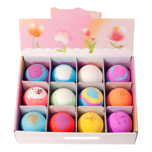 12 Pack Aromatherapy Soak Ball Set, Home Relaxation Fragrance Gift Box, Holiday Present for All Occasions