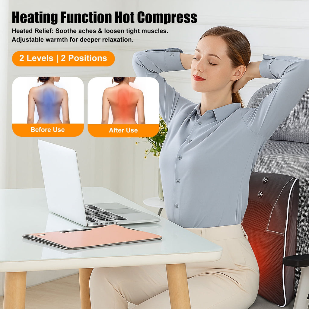 and Back Massager with Heat, Massager for Pain Relief deep Tissue,Christmas Gifts for Mom,Dad,Women - Image 4