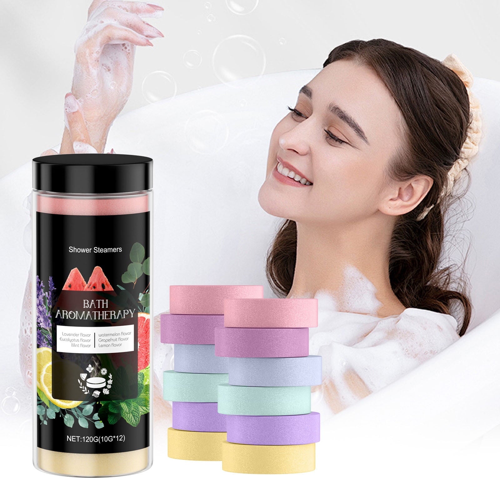 under $5 Shower Tablet, Shower Tablet Set, Aromatherapy Shower Tablets with Natural Oils, Relaxation and Self Care Ba... - Image 4