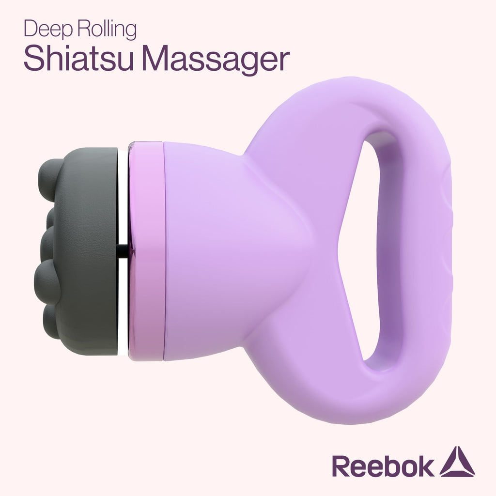 Massager, 4 Intensity Levels, 3 Massage Heads, Comfort Grip, Purply pink, Relieves Muscle Tension, Promotes Relaxation - Image 3