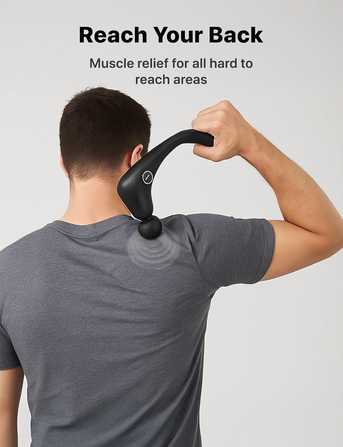 with Upgraded Extension Handle, Deep Tissue, Back r, Muscles/Neck/Shoulders/Legs r Portable for Pain Relief, with 4 H... - Image 6