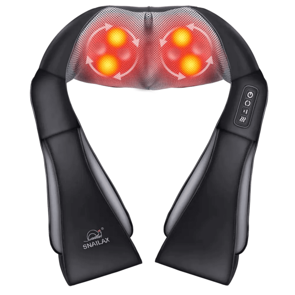 Massager with Heat, Shiatsu and Shoulder Massager Pillow Deep Tissue Kneading, Gifts - Image 4
