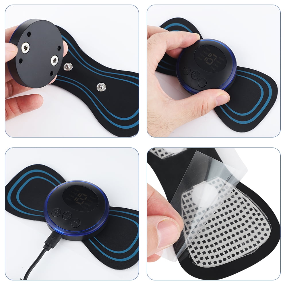 Portable Mini Massager with 5 pcs Free Gel Pads, Mini Neck Massager Cervical Massage, Back Massagers,Whole Body Massager - Image 5