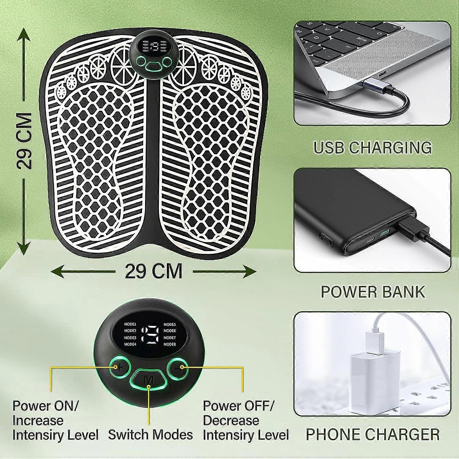 Spa for Strain and Circulation, Electric Acupuncture Point s with 8 Modes & 15 Intensity Levels, Gifts for Parents - Image 3