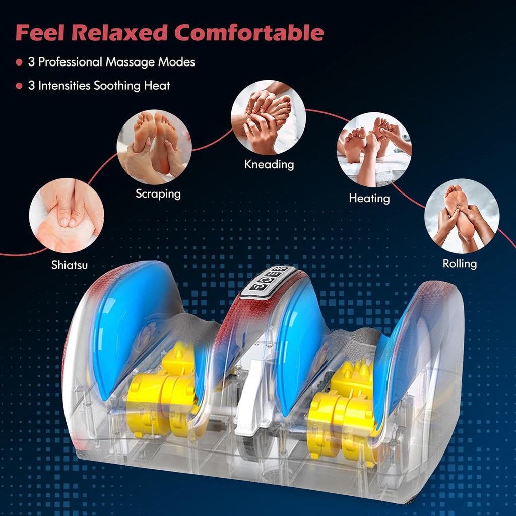 Massager with Heat, and Calf Massager with Massage Roller Chronic Nerve Pain Therapy Spa for Leg Calf Ankle, Gifts fo... - Image 5