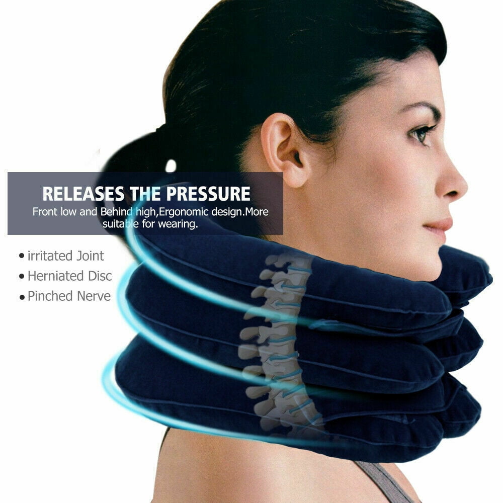 Device,Inflatable Collar,Adjustable Head and Massager, Relieves Pain - Image 6