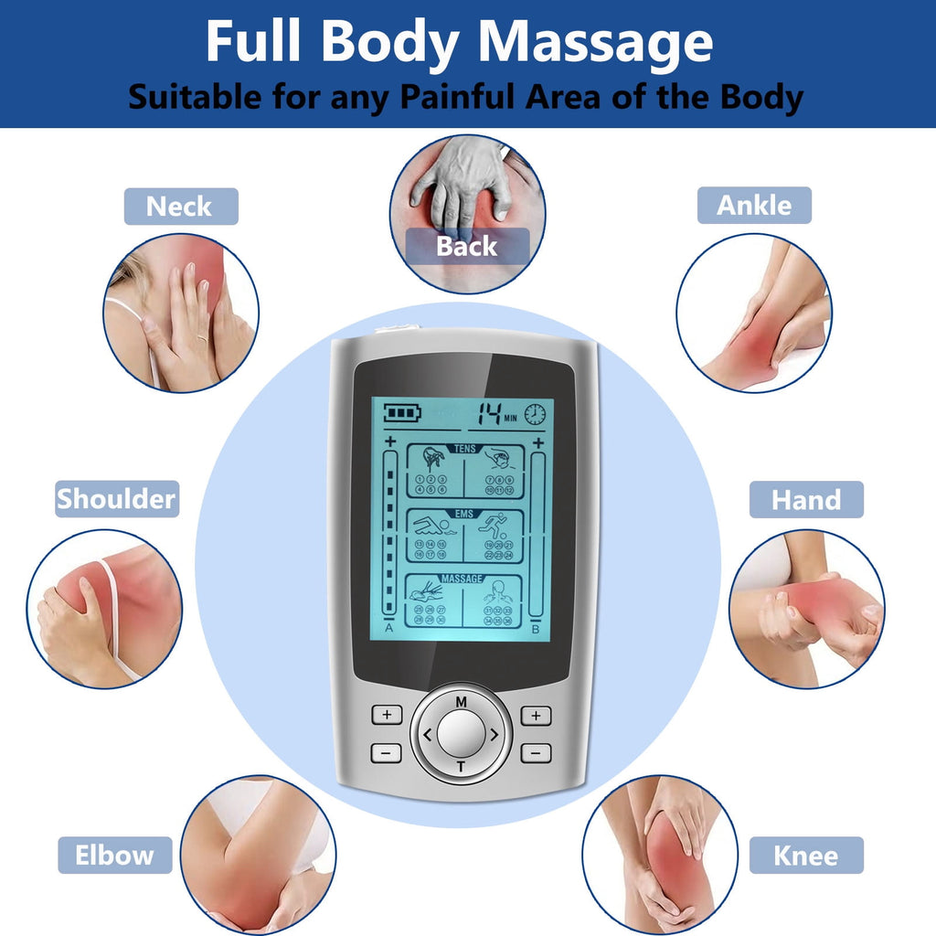 Muscle Stimulator, Dual Channel with 10 Reusable Electrode Pads 36 Modes for Back Neck Pain Muscle Therapy Pain Manag... - Image 5