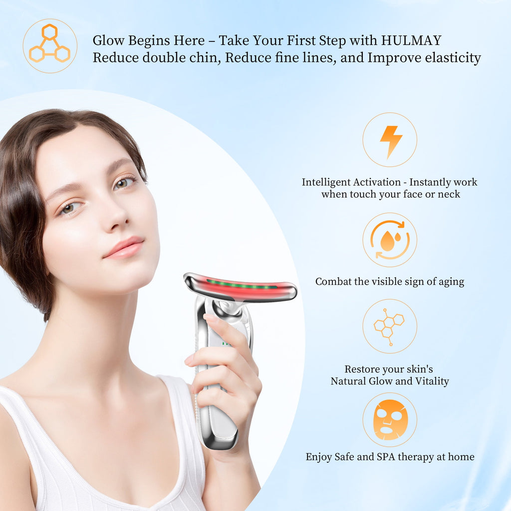 Red Light Therapy, Sculpting Tool, 3 Modes and Vibration Facial for Double Chin Wrinkle, Daily Home Use - Image 5
