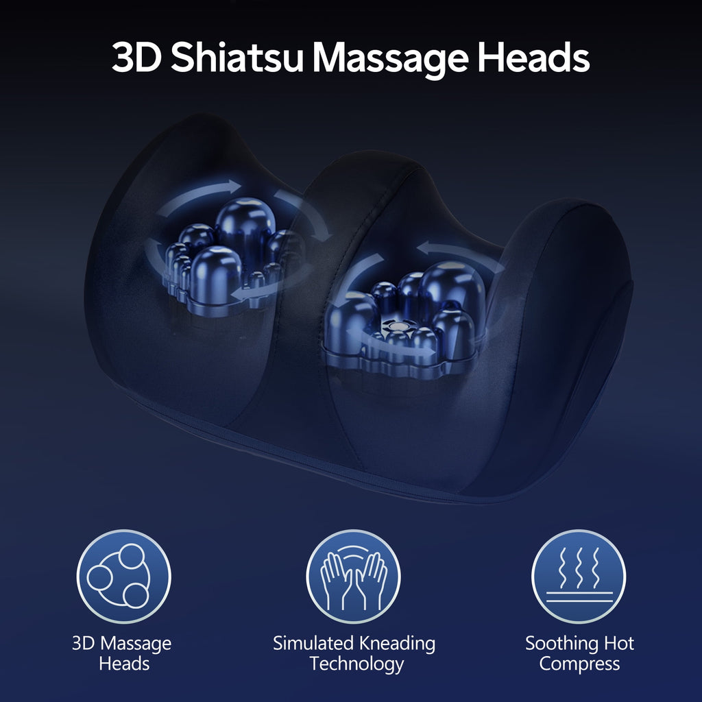 with Heat, Massage and Calf Massage, Deep Kneading Massage, Suitable for Home and Office, Holiday Gifts - Image 6