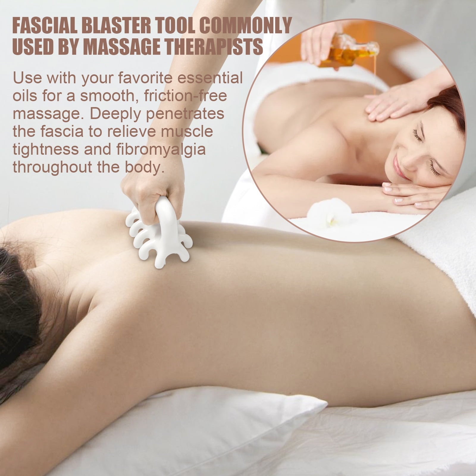 Anti Blaster for Cellulite s Release Muscle Knot Reduction Cellulite White - Image 4