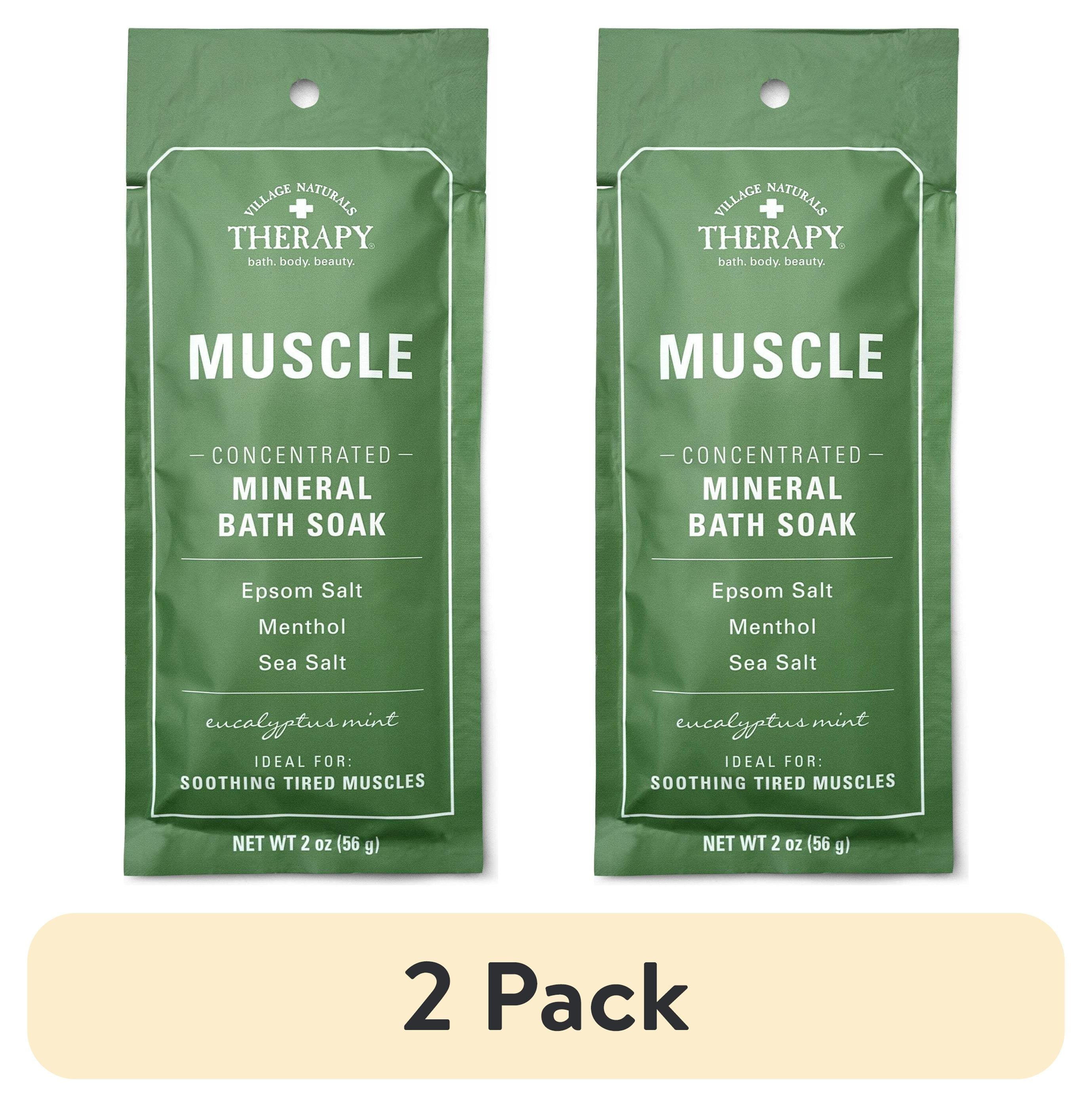 (2 pack) Muscle Relief Concentrated Mineral Bath Soak, 2 oz.