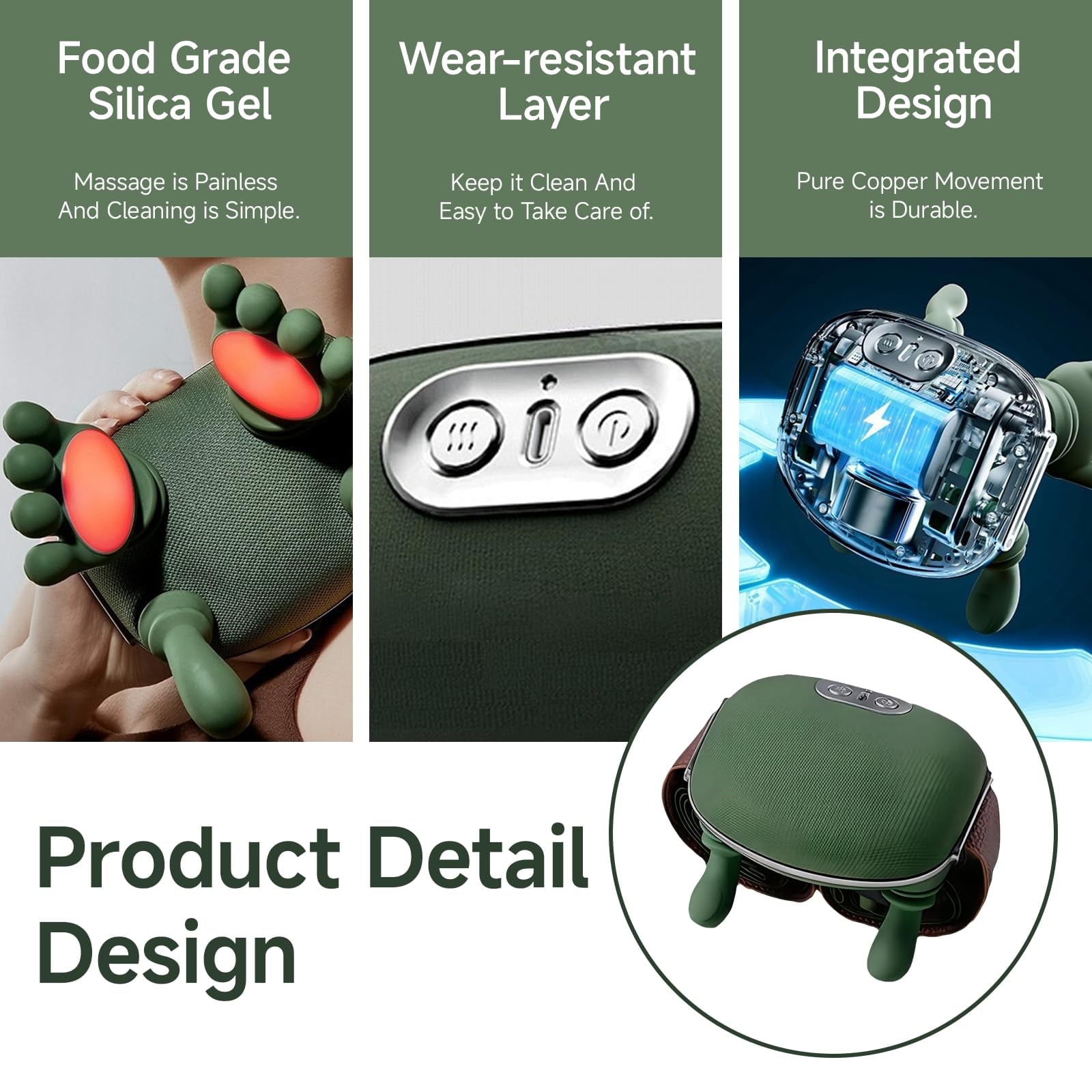 With Heat,Portable Shiatsu And Back With 4D Knead,Therapexa & Shoulder ,Siaasoo ,Therapalm And Back ,Nekteck - Image 4