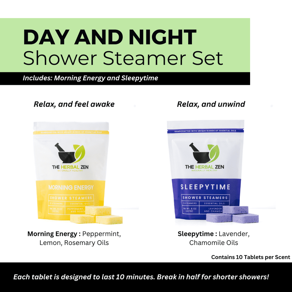and Night Aromarapy Shower Steamers Gift Set - Shower Bombs Made in - Relaxation Gift for Women - Lavender Shower Ste... - Image 5