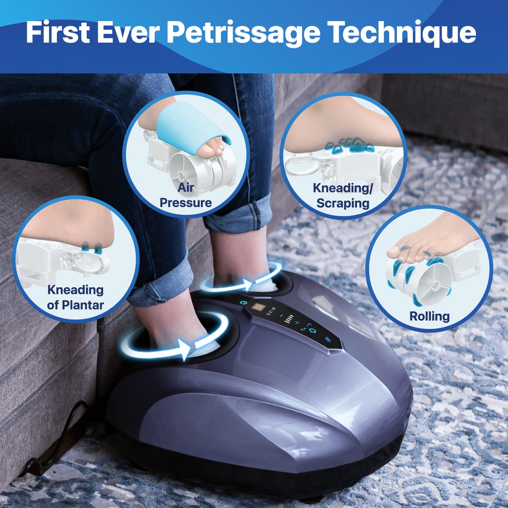 Massager with Heat Kneading and Rolling and Pressure Settings - Remote Control - Image 5