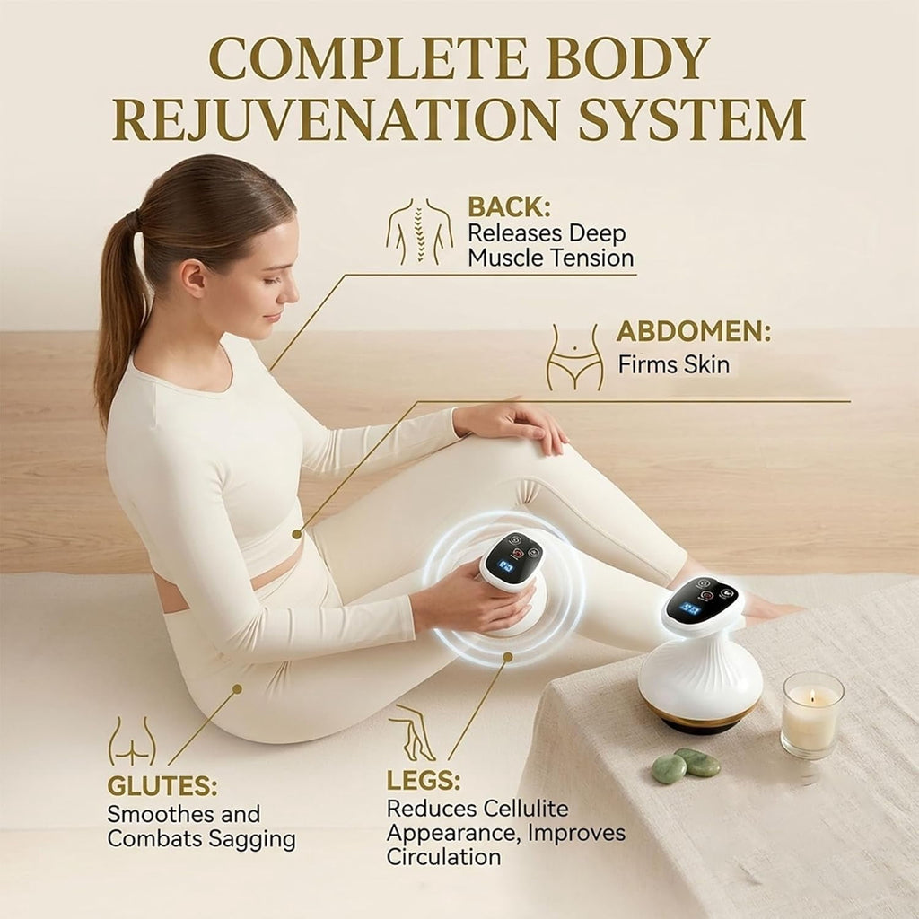 Electric Gua Sha for Massage Tool, 9 Suction Levels & Heating, Firmer, More Toned & Smoother Skin, Handheld Massager ... - Image 2