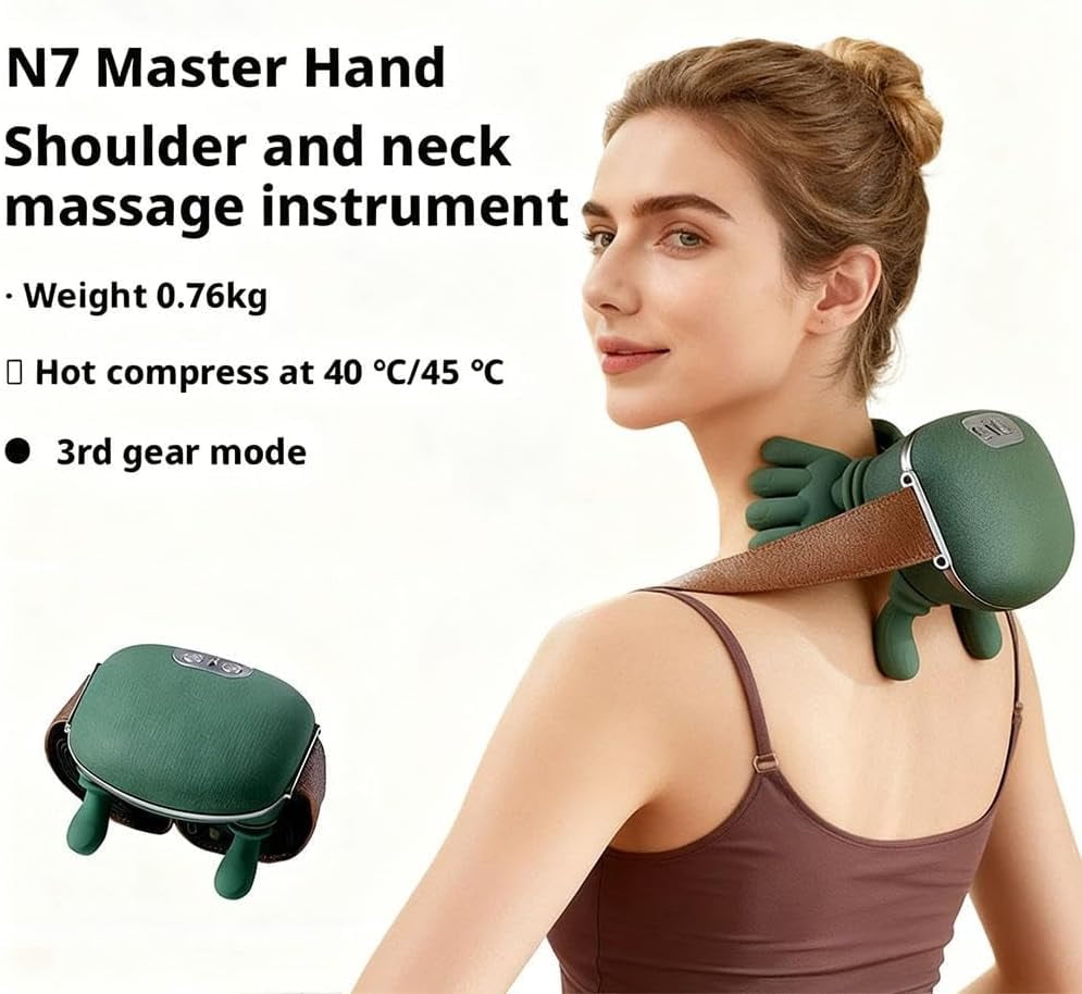 and Shoulder Massager, 2026 New Portable Hand Shoulder and Back Massagers Cervical Massager, Like Fingers - Image 3