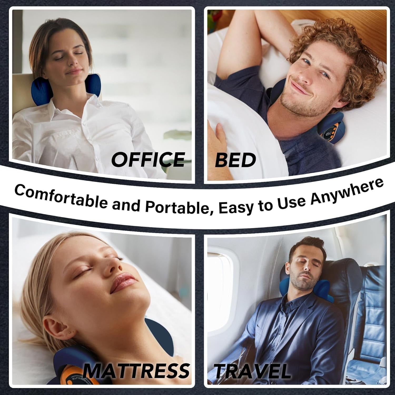 with 3 Adjustable Modes, Portable & Shoulder with Heat,Dark Blue - Image 6