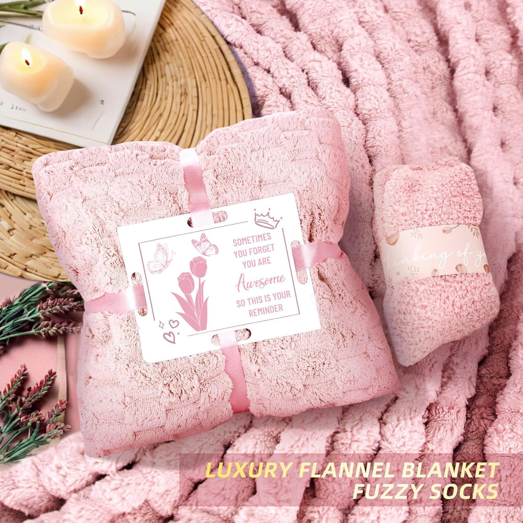 15Pcs for Women, Relaxing Spa Basket with Luxury Flannel Blanket and 40 oz Tumbler - Care Package for Her, Mom, Wife,... - Image 6