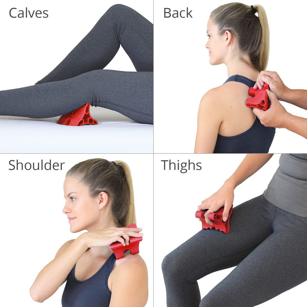 Flex Tool - Made - Hard Rubber Neck Tension Relief & Pressure Point Massage Tool | Occipital Release, Cervical Tracti... - Image 5