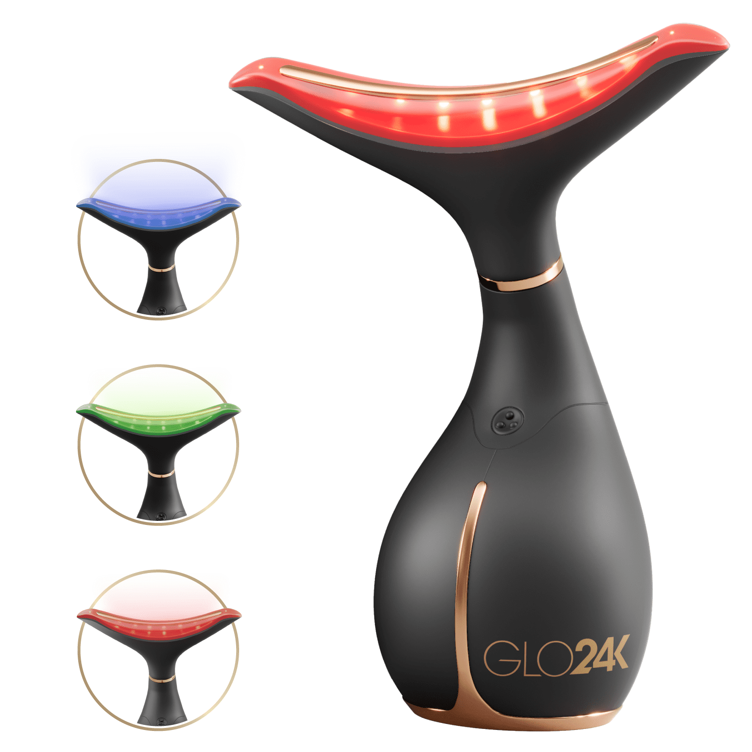 3-in-1 LED Light rapy Face & Neck Massager, Anti-Aging Skin Tightening Device with Red Light, Vibration & rmal Techno... - Image 5