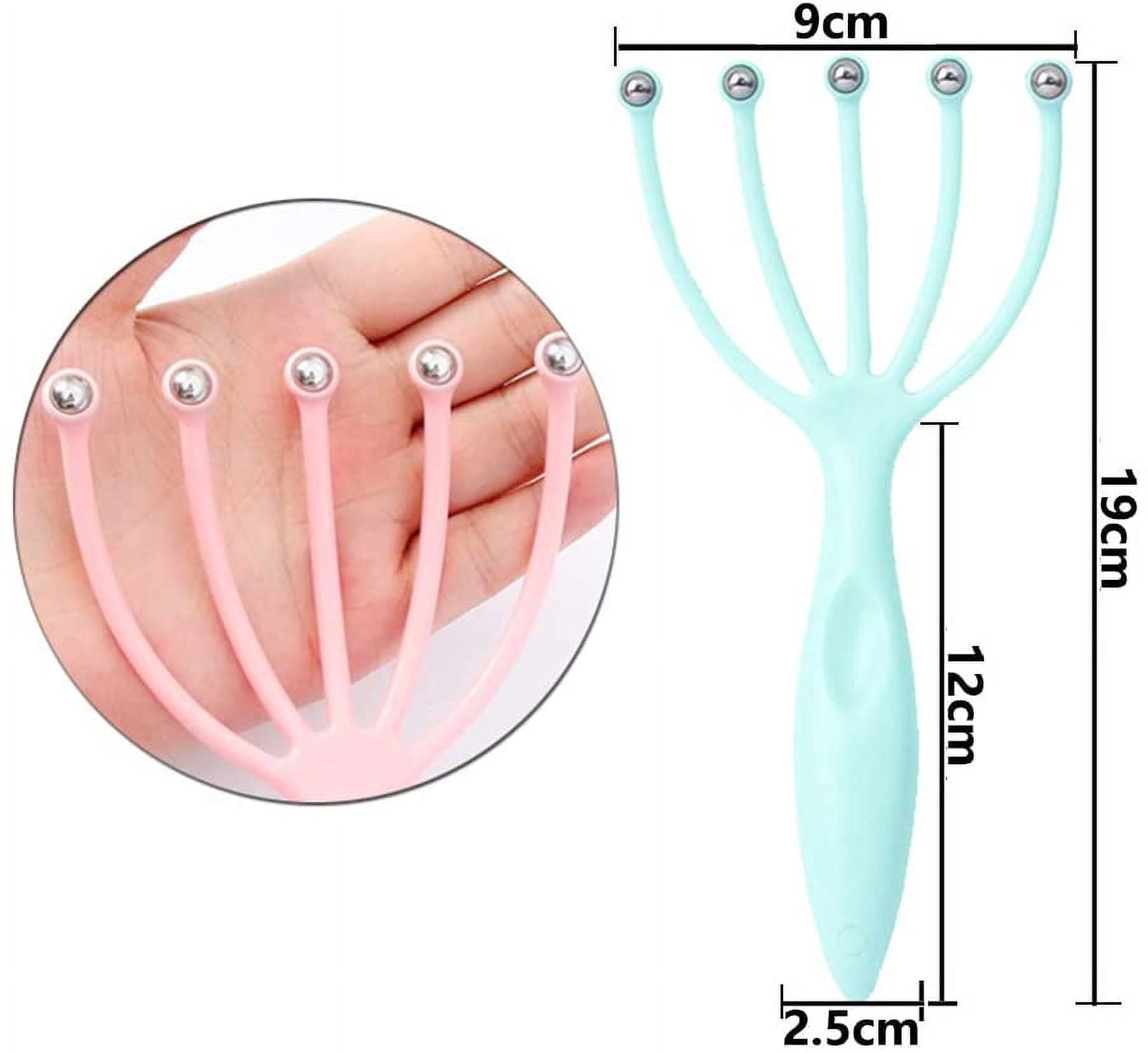 Portable Hand Held Head for Relaxation Home Office Travel Fathers Day Mothers Day Gifts Pink + Blue (2-Pack) - Image 5