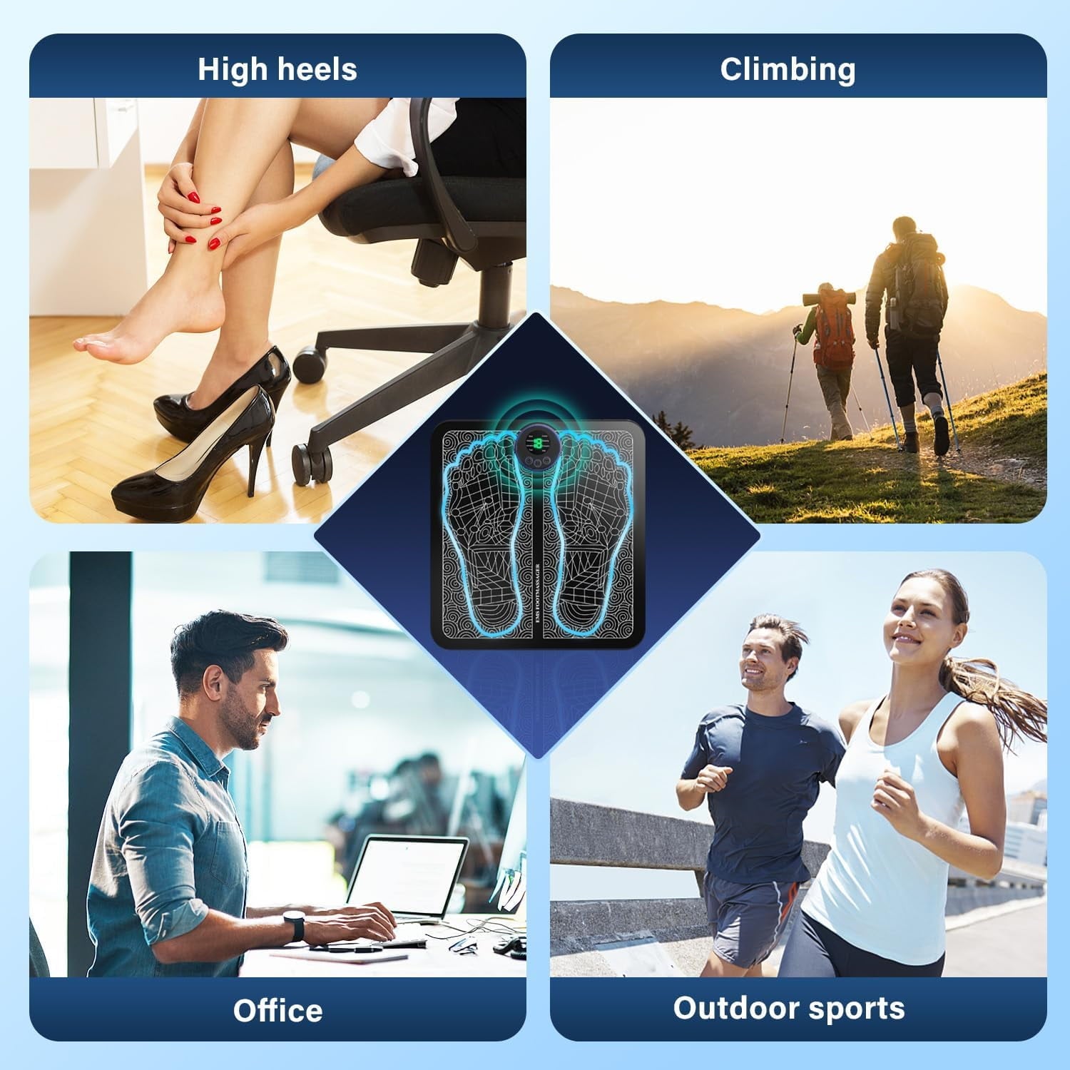 for Neuropathy Feet Stimulator Massage Mat for Circulation and Relief Neuropathy Wireless Stimulator - Image 5