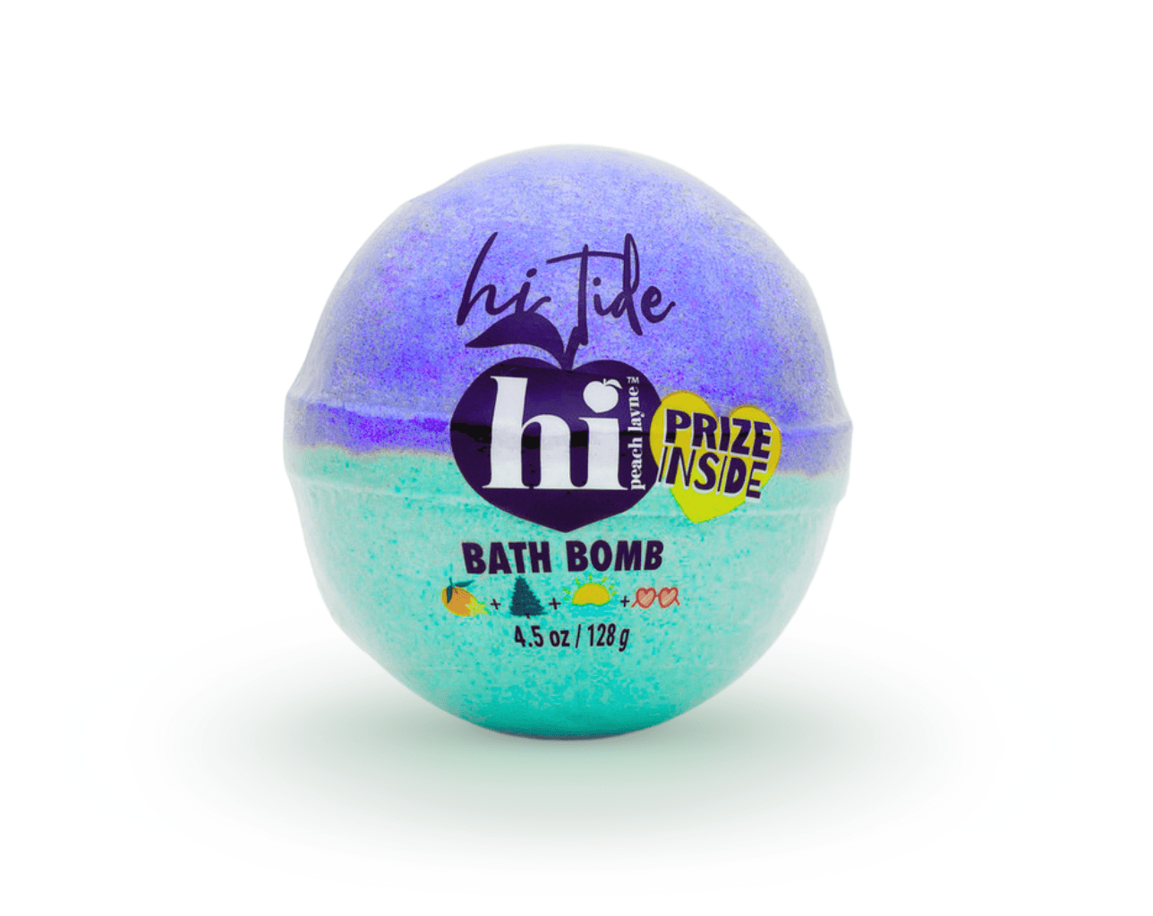 (3 pack) Hi Tide, Periwinkle and Turquoise Clean Beauty Bath Bomb with Prize, 4.5oz - Image 2