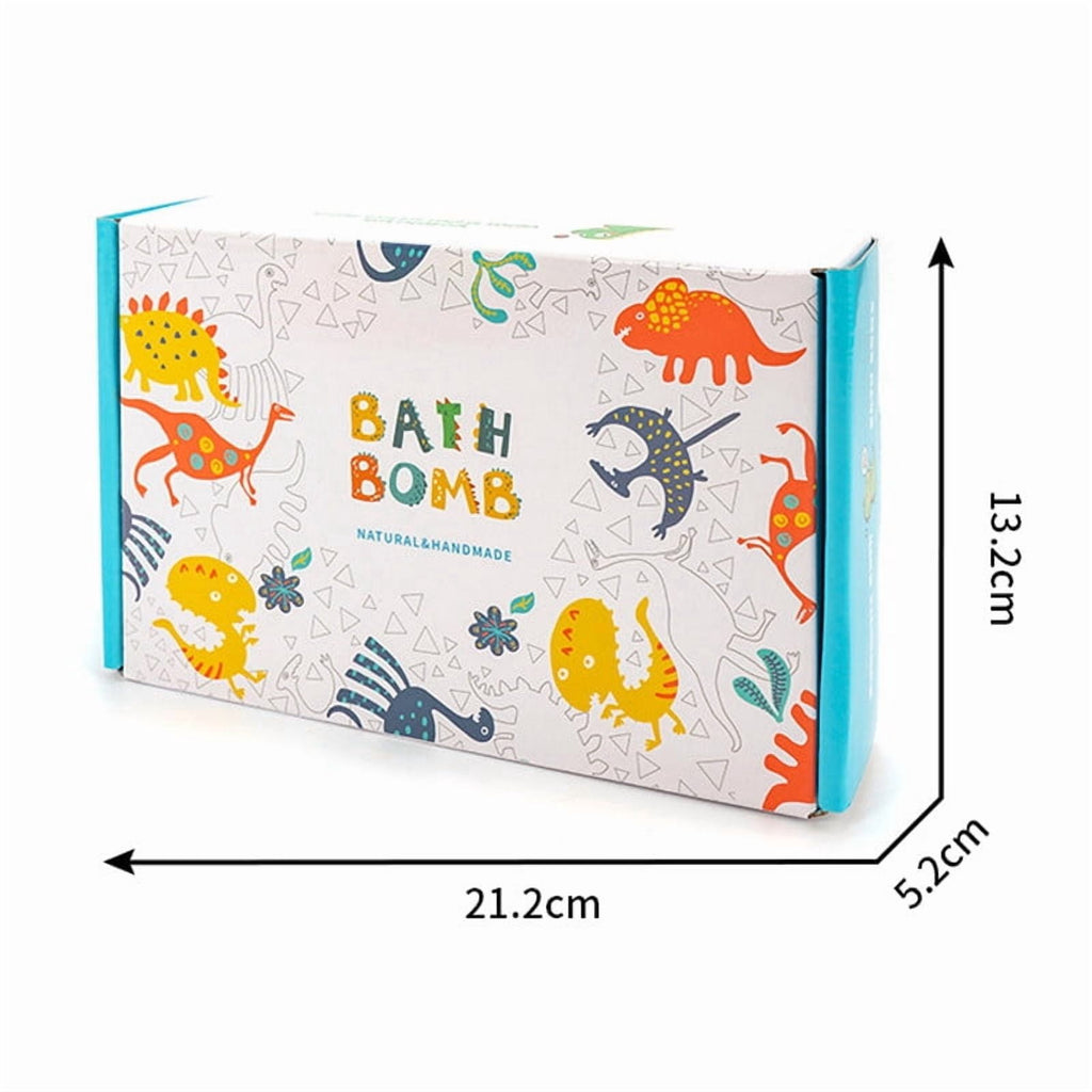 8 Pack Dinosaur Egg Bath Bombs With Random Dinosaur Toys Natural Handmade Fizzy Spa Balls For Relaxing Bath Time Perf... - Image 3
