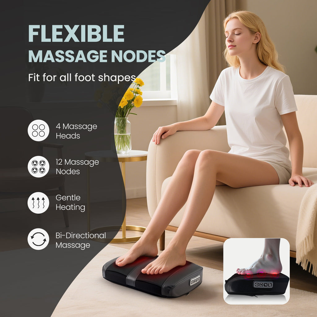 with Heat, Shiatsu Heated Electric Kneading Machine - Image 2