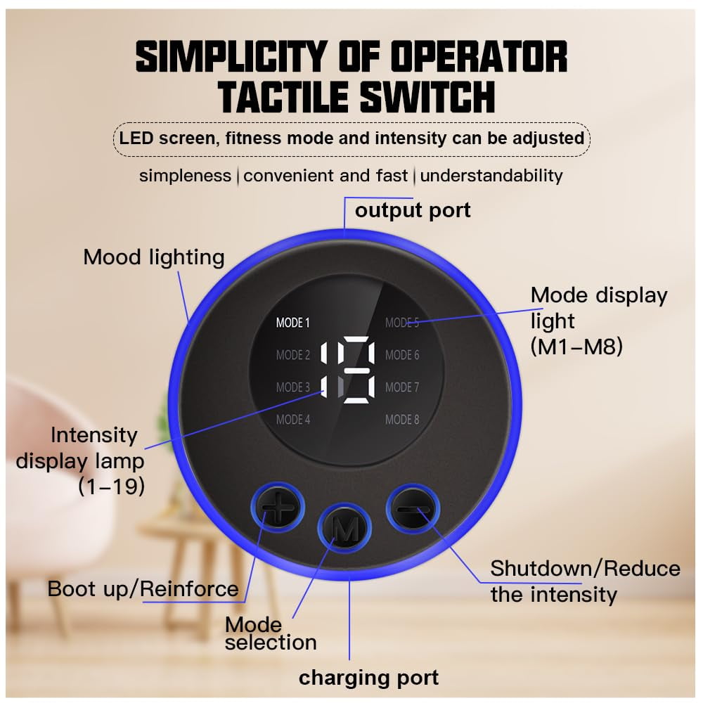 Massager Muscle Relaxation Electric Massager Mat Pad for Neuropathy Stimulator Feet Circulation Pain Relief,Plantar F... - Image 6