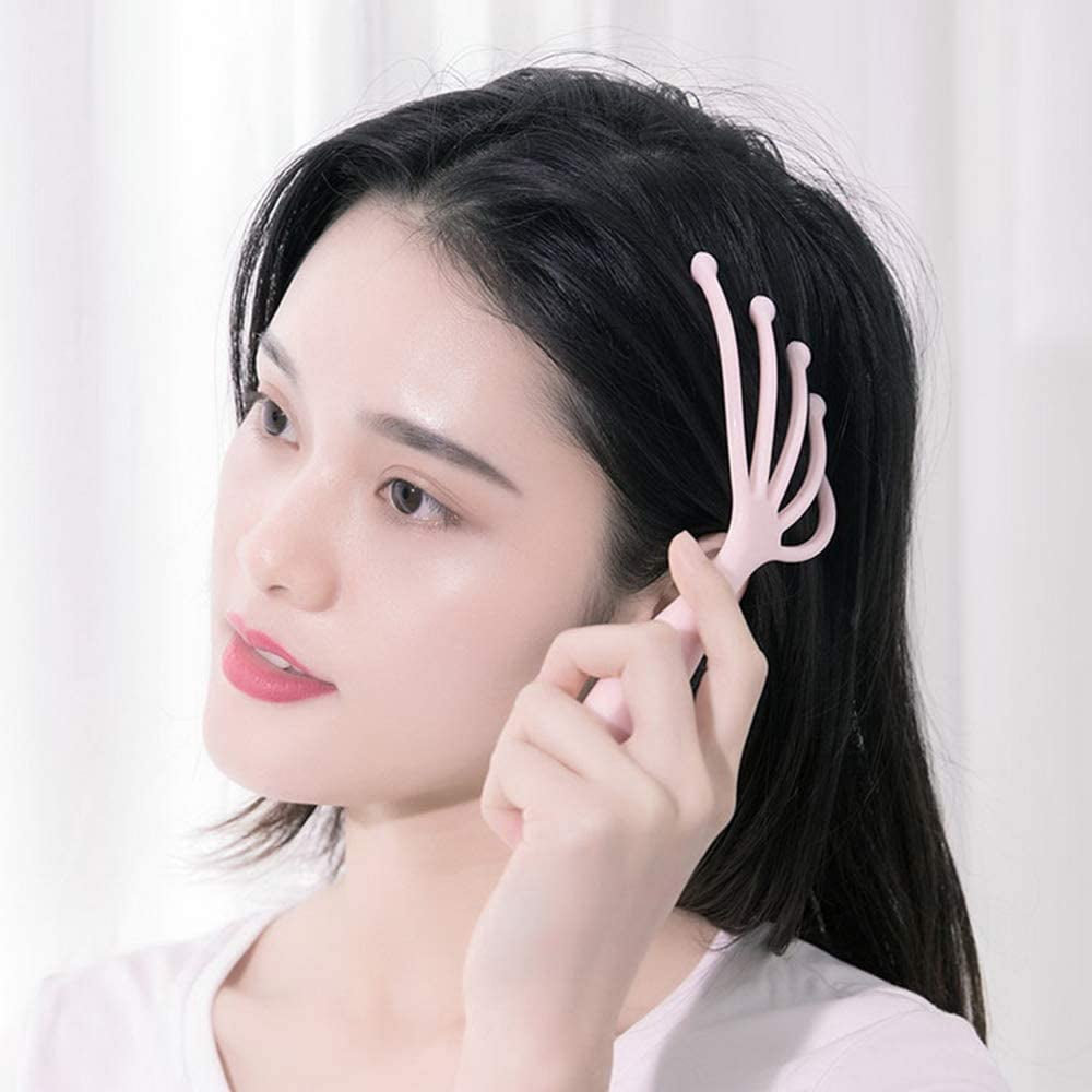 Portable Hand Held Head for Relaxation Home Office Travel Fathers Day Mothers Day Gifts Pink + Blue (2-Pack) - Image 2